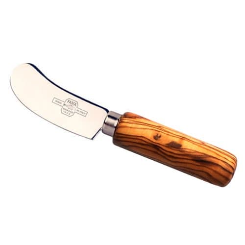 Olive Wood Butter Knife Spreader 15 cm by Mastro Leonardo - Handmade in Italy