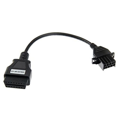 8 Pin to 16 pin OBD2 OBDII Diagnostic Adapter Cable for Volvo Trucks
