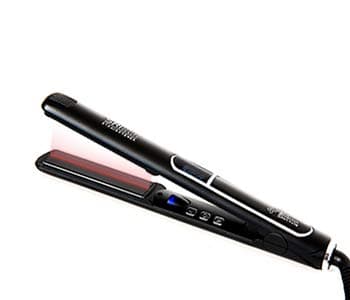 SRI Xtreme Health Straightener - New Infrared and Ionic Ceramic Titanium Flat Iron Hair Straightener - Fast Styling for Shiny Sleek Styles - Eliminates Frizz for All Day Style…