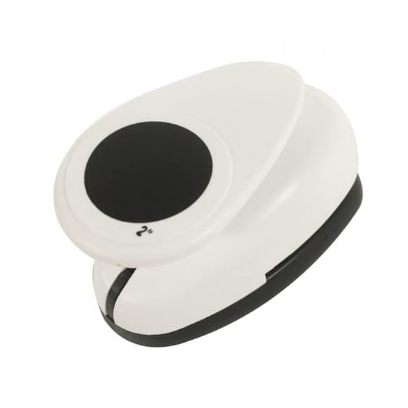 PF105002 Jumbo Circle Punch - 5 cm/2 inches, PLASTIC AND METAL, White, 5 x 8.5 x 6.7 cm