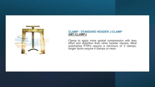 J-Clamp - Standard Header J-Clamp - Tools for radiators