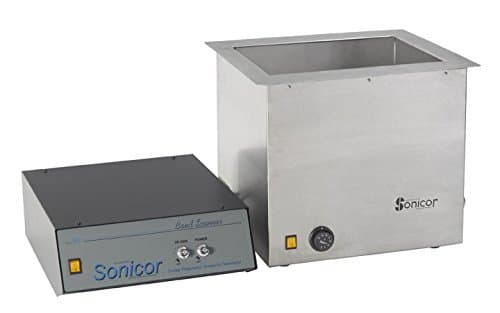 Sonicor Inc, 33 Gallon Industrial 1800 Watt Ultrasonic Cleaner (Tank I.D.: 24"x18"x18") (220V)