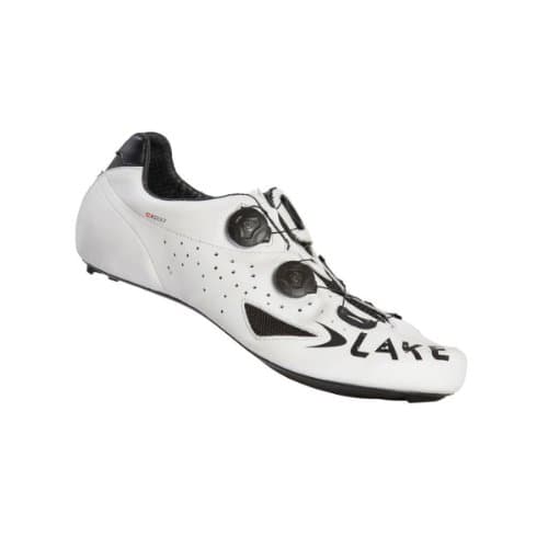 Lake CX237 Cycling Shoe - Wide - Men's White/Black, 48.0/Wide