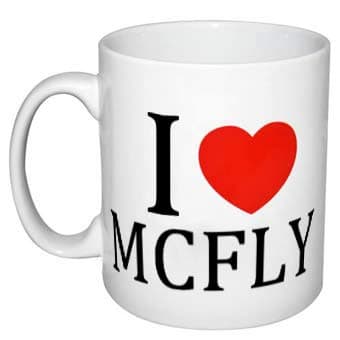 EC C338 I Love McFly Mug, Ceramic