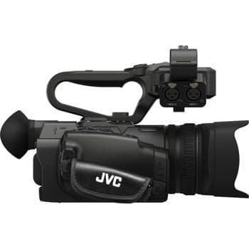 JVC GY-HM200U Ultra 4K HD 4KCAM Professional Camcorder & Top Handle Audio Unit