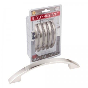 10 Pack Commercial Elements 8004-SN Satin Nickel Somerset Collection Arch 96mm Center