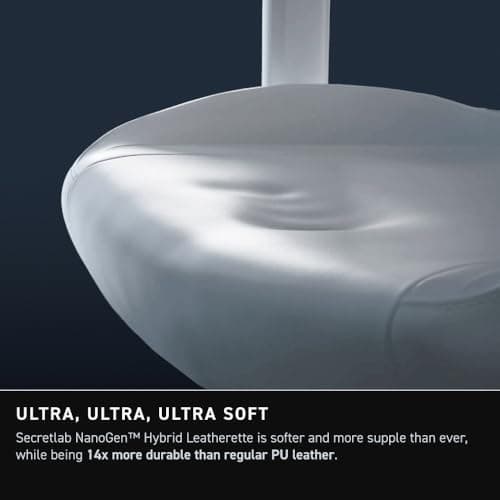 Secretlab Titan Evo NanoGen ピュアブラック ゲーミングチェア - リクリング - 人間工学に基づいた快適なコンピューターチェア 4Dアームレスト付き - 磁気ヘッドピロー&4ウェイランバーサポート - レザーレット