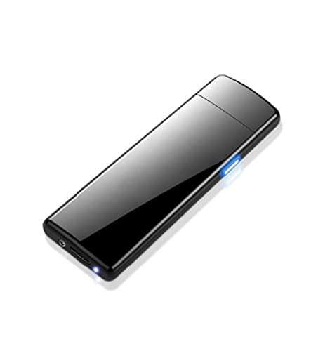 USB Lighter Rechargeable - Electronic Lighter Windproof - Green Electrical Lighter with Gift Box