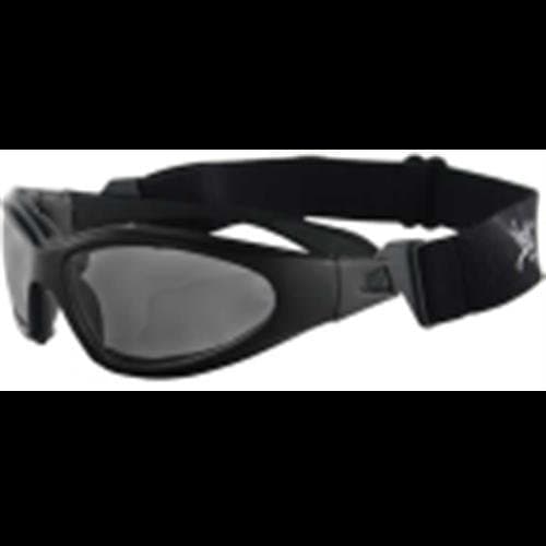 Bobster gxr001 sunglasses gxr black w/smoke l ens (GXR001)