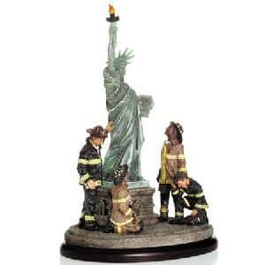Vanmark Red Hats of Courage United We Stand 9/11 Statue Figurine
