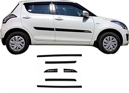 Stainless Steel Suzuki Swift Car Door Side Beading Black