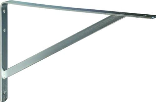 IB-Style Heavy-Duty Shelf Angle Bracket 400 mm Galvanised 10 Pcs.