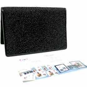Genuine Stingray Leather Business Card Holder