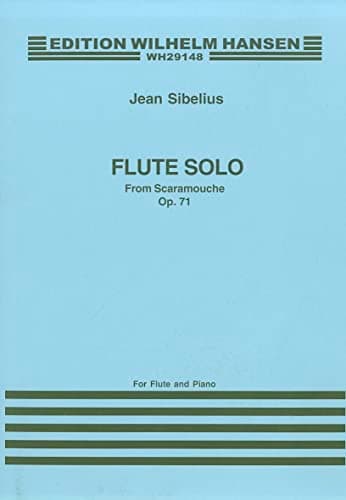 Jean Sibelius: Flute Solo (Scaramouche) Op.71 Paperback – January 1, 1992