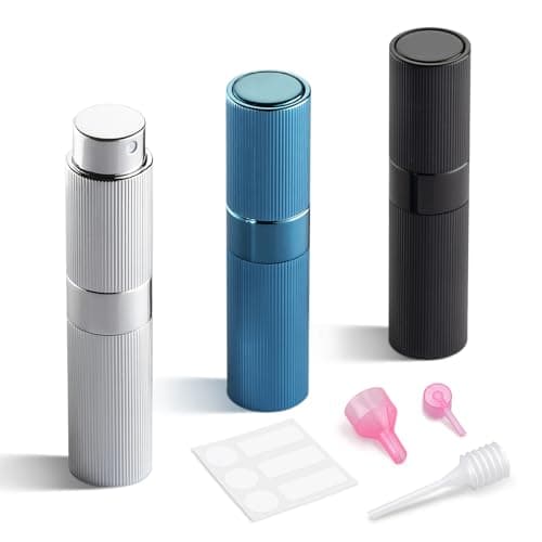 LISAPACK Perfume Travel Refillable Bottle Atomizer - Cologne Refillable Sprayer, 3 Colors1