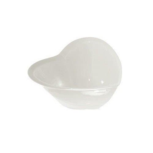 La Porcellana Bianca Cupido Heart Bowl, Set of 6, 5" x 5" x 2.25"