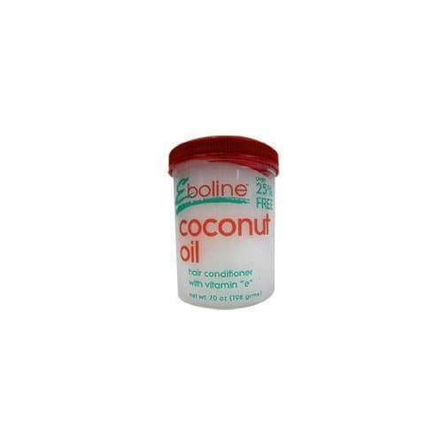 Eboline Coconut Oil - Hair Conditioner with Vitamin E 7oz [Pack of 3]