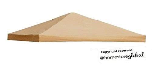 HomeStore Global Canopy Cover Replacement 3M x 3M (1 Tier) gazebo - Brown Colour