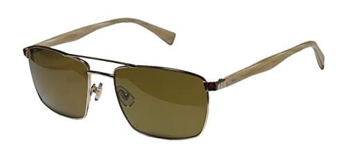 New Seraphin Lake Gold 8561 Gold Sunglasses Rectangle Metal Full Frame Men