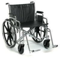 Breezy EC 2000HD Heavy-Duty Wheelchair, 220RADPS, 20 Seat Width by Breezy
