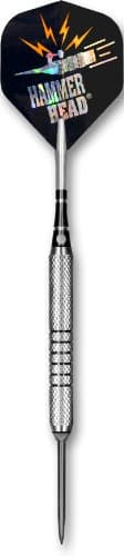 Bottelsen Hammer Head Steel Tip 1/4-Inch Diameter Coarse Knurl Dart