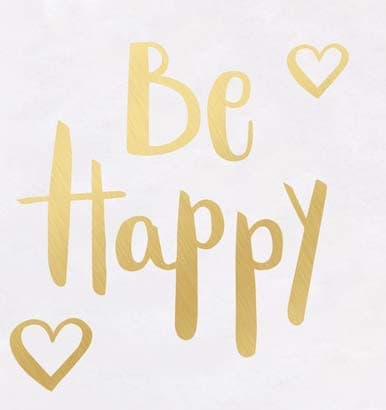 "Be Happy" Decorative Wall Sticker Removable Vinyl Decal Art Mural Home Decor Wall Stickers