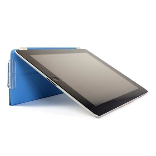 Smarter Stand; iPad Smart Cover Stand or Smart Case Clips; Clip & Add-On Enhancement Accessory, great for travel (achieve new angles and positions without a bulky stand or dock, for Apple iPad 1, 2, 3, 4) (Clear)