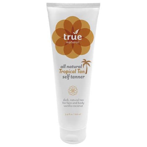 True Natural Tropical Tan - Organic Self Tanning Lotion, Dark - 3.4 fl oz