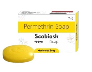 Permethrin Medicated Soap - Anti-Parasitic Treatment For Scabies, Lice, And Mites | 75G | Pack Of 4