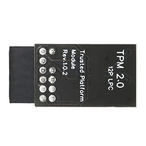 Heayzoki TPM 2.0 Module Encryption Security Module LPC 12 Pin Module Compatible with Remote Card LCP SPI TPM2.0 Module 12 pin for GIGABYTE Motherboards