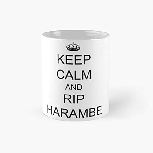 KEEP CALM and RIP HARAMBE | Best Friend Gift Friendship 11 Oz Mug