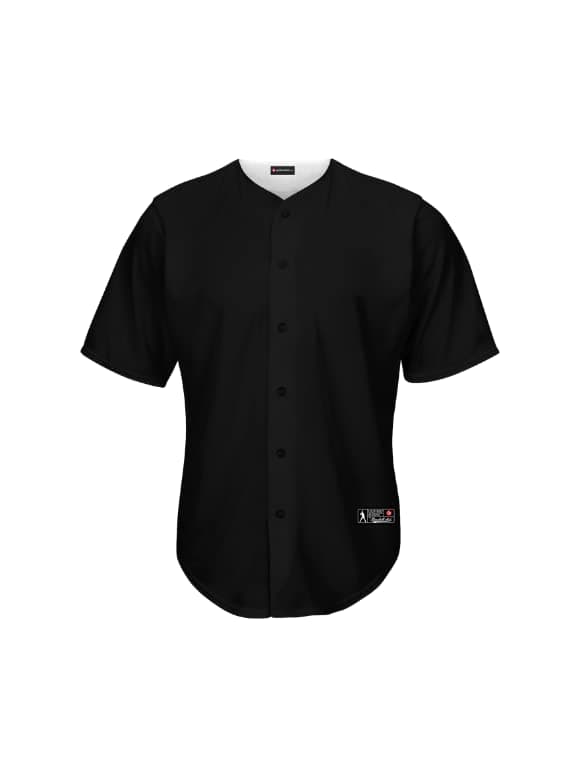 gullyactiveGraphite Black DRI-FIT Baseball Shirt