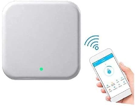 Eazyliv Smart Solutions Door Lock WiFi Gateway, Bluetooth Keyless Entry Door Lock Deadbolt Wi-Fi Bridge, Remotely Control Keypad Deadbolt WiFi Hub Work with TT Lock APP and Alexa(TTLock Gateway)