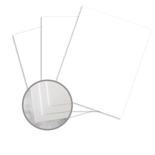 Classic Linen Solar White Paper - 8 1/2 x 11 in 70 lb Text Linen 500 per Ream