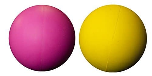 LBS-2 Pack Lacrosse Massage Balls -Pink Yellow