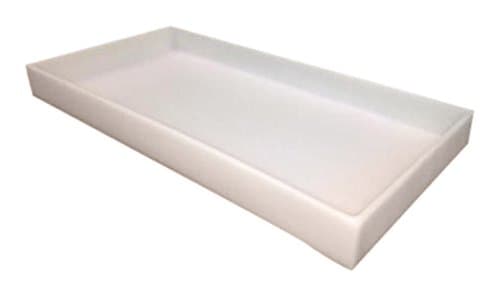 Scientific Plastics T521709-101 Secondary Containment Tray, 1" Side Wall, 9" W x 17" L