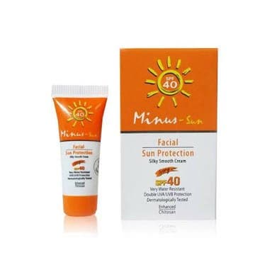Minus SOL Ivory Facial Sun Protection Spf40 Pa+++ Perfectly Waterproof Dermatologically 25 G.