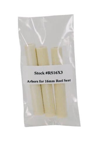 Flex Coat RS16X3 Package of 3 Arbors for 16mm Reel Seat .615 inches OD X 3.80 inches