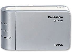 Panasonic BL-PA100KTA Ethernet Adaptor Starter Pack Includes Two HD-PLC (High Definition Power Communication)