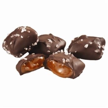 Sanders Fine Chocolates-Milk Chocolate Sea Salt Caramels, 7 oz. (14 pcs)