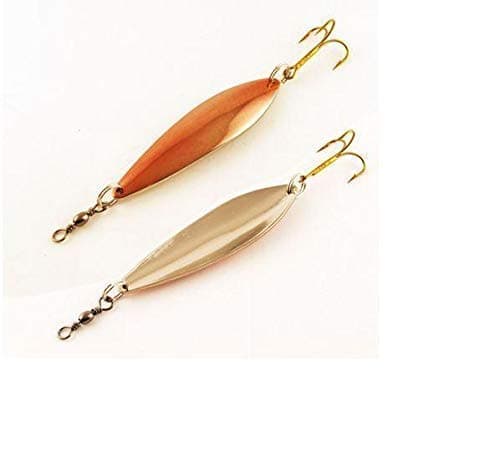 Allcock Copper Silver Long Spoon 3" Salmon/Pike Lure