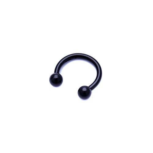 4youquality Surgical Steel Horseshoe Nose Lip Ear Teeth Piercing Hoop Ring Daith Tragus Ring