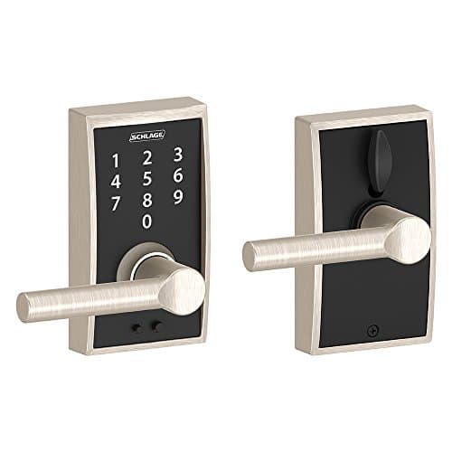 SCHLAGETouch Century Lock with Broadway Lever (Satin Nickel) FE695 CEN 619 BRW