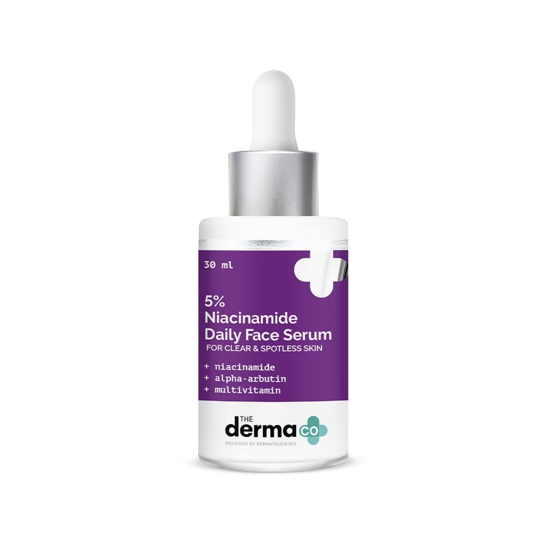 5% Niacinamide Daily Face Serum with Alpha Arbutin & Multivitamin - 30ml | Clears Skin | Fades Spots