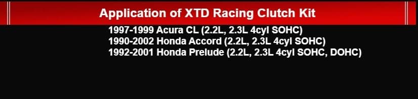 XTD Stage 4 Clutch Kit Compatible With 1990-2002 Honda Accord / 1992-2001 Prelude / 1997-1999 Acura CL H22 H23 F22 F23 2.2L 2.3L