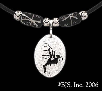 Rock Climbing Kokopelli Extreme Necklace