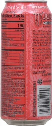 Monster Energy Juice - 6-16oz Cans (Pipeline Punch)