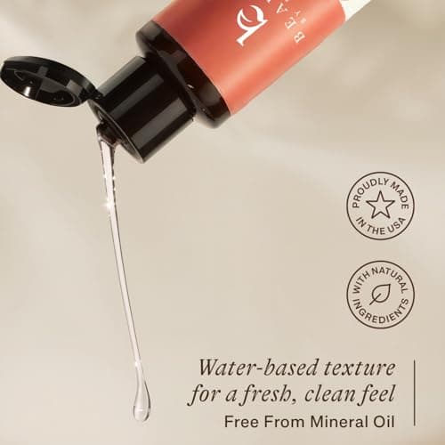 Makeup Remover - USA Made with Natural & Organic Ingredients Face and Eye Make Up Remover, Use with Wipes or Cotton Pads, Gentle Non-Greasy Makeup Remover for Dry, Oily and Sensitive Skin Types