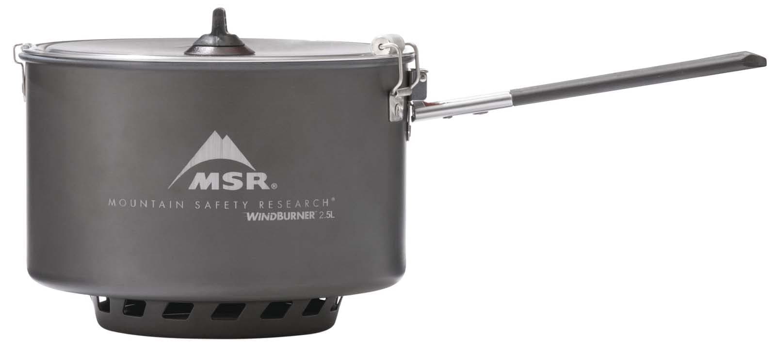 MSR | WindBurner Sauce Pot | Non Stick Camp Cooking Pot | Grey