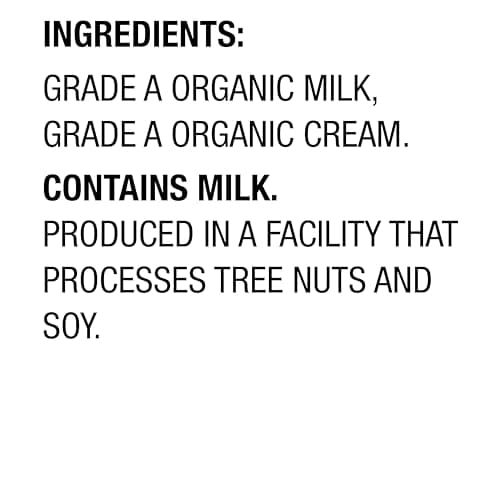 Horizon Organic Half and Half, Ultra Pasteurized Milk and Cream, Great as a Coffee Creamer and for Cooking and Baking, 32 fl oz Carton​